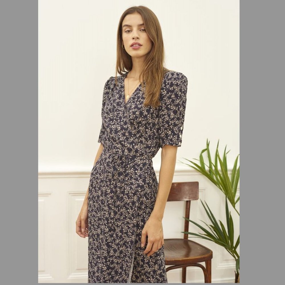 Rouje edith wrap dress NWOT Size 2 XS